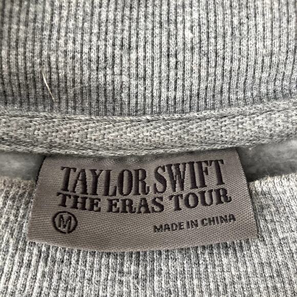 Taylor Swift The Eras Tour Crewneck Sweatshirt - Gray - Medium - Picture 3 of 9